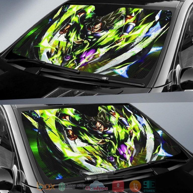 Dragon Ball Super Broly Anime Auto Car Sunshade 1