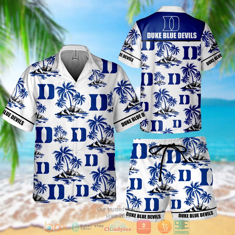 Duke Blue Devils Hawaiian Shirt Short