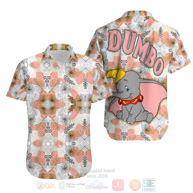 Dumbo Pink Summer Hawaiian Shirt