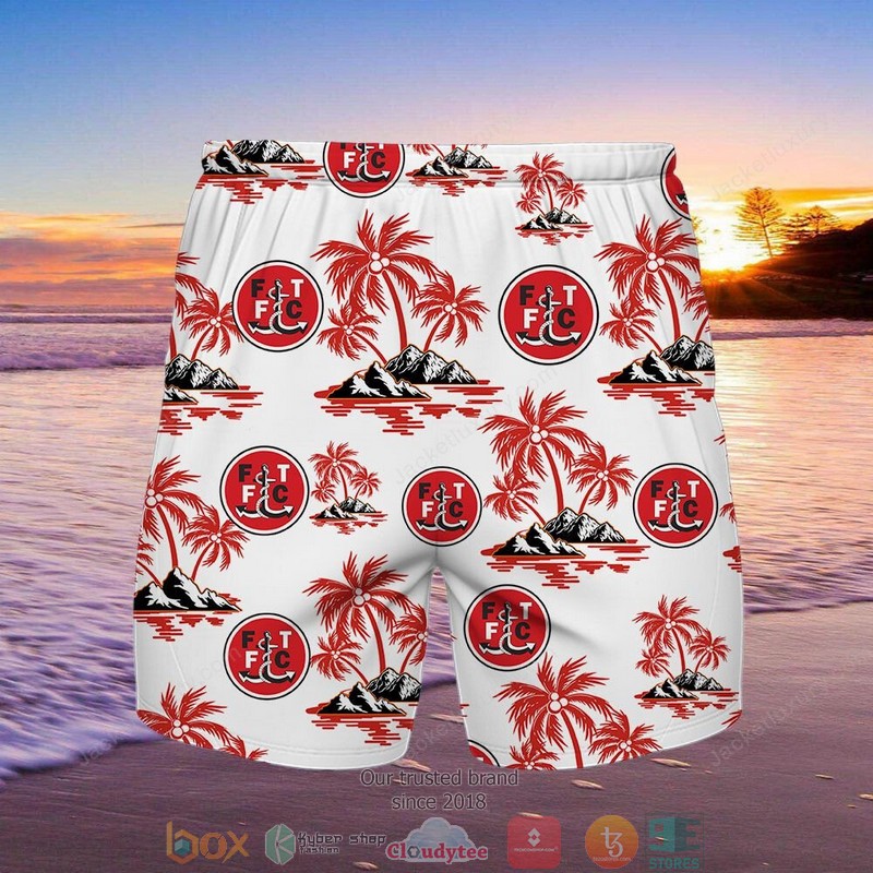 Fleetwood Town Hawaiian shirt short 1