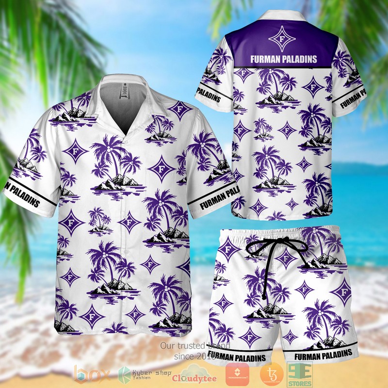 Furman Paladins Hawaiian Shirt Short