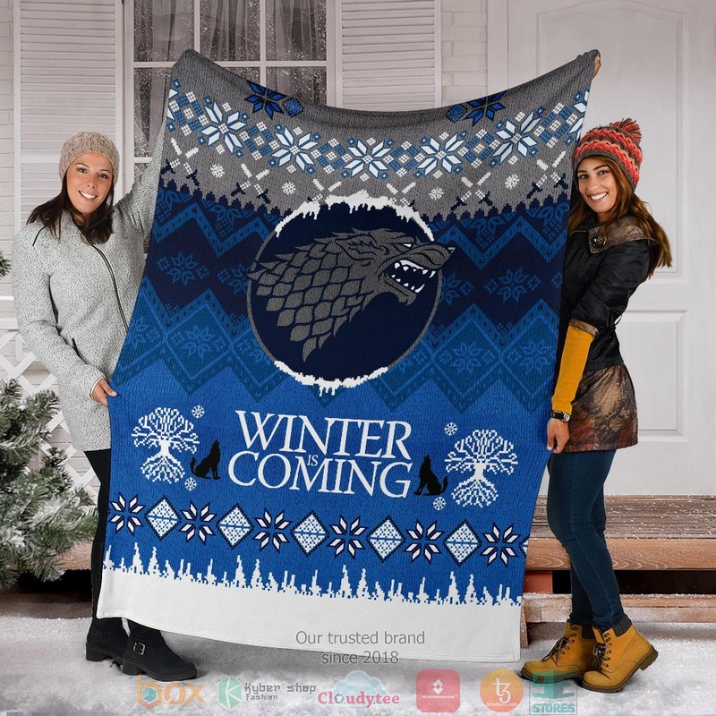Game Of Thrones Winter Is Coming Ugly Christmas Blanket