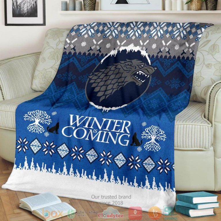 Game Of Thrones Winter Is Coming Ugly Christmas Blanket 1 2