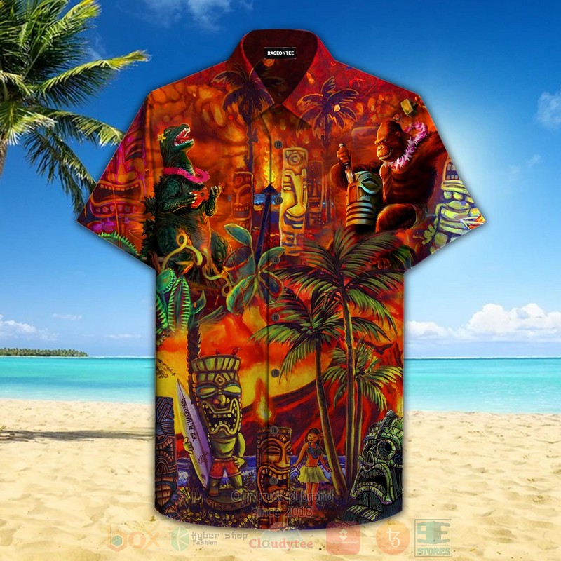 God And King Of Monsters Hawaiian Shirt