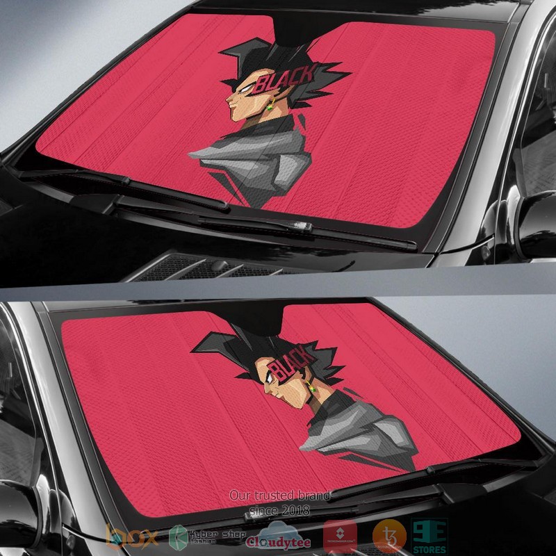 Goku Black Minimal Art Anime Car Sunshade 1