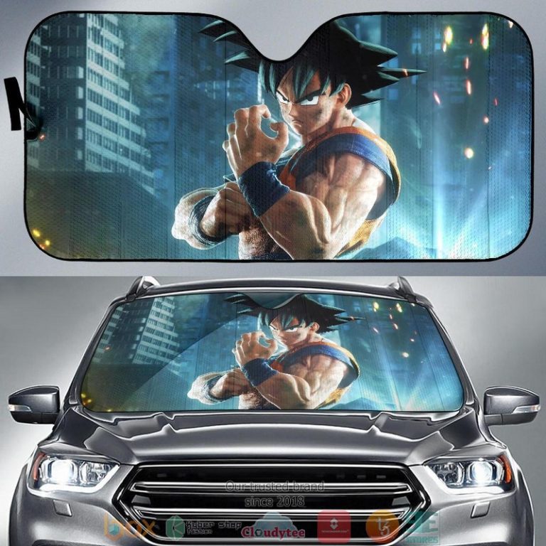 Goku Jump ce Anime Car Sunshade