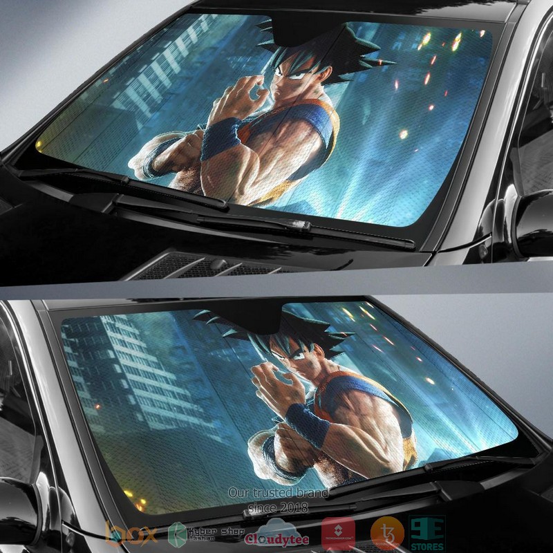 Goku Jump ce Anime Car Sunshade 1