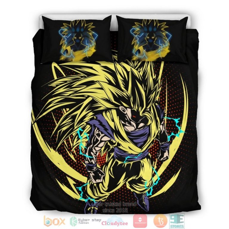 Goku Super Saiyan 3 Bedding Set 1 2