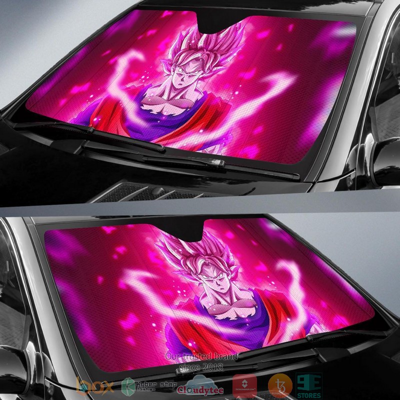 Goku Super Saiyan Anime Car Sunshade 1