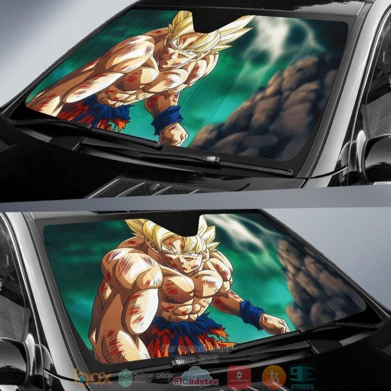 Goku Super Saiyan Dragon Ball Super Anime Car Sunshade 1