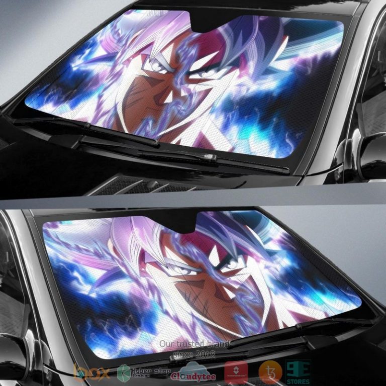 Goku Ultra Instinct Dragon Ball Super Anime Car Sunshade 1