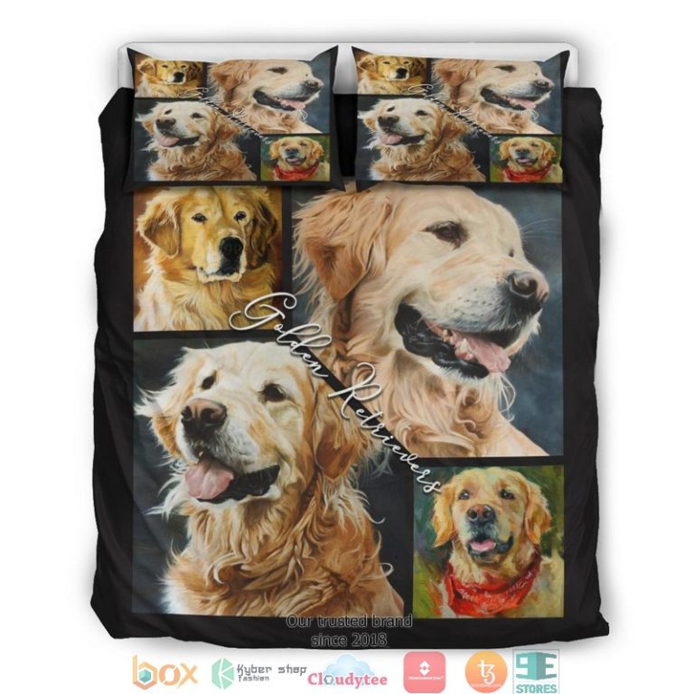 Golden Retriever Bedding Set 1 2