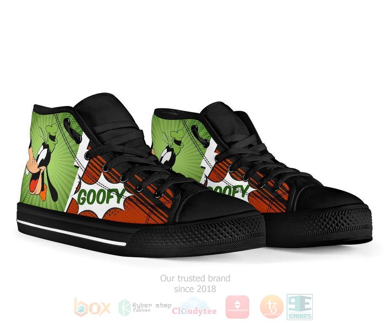 Goofy Canvas high top shoes 1