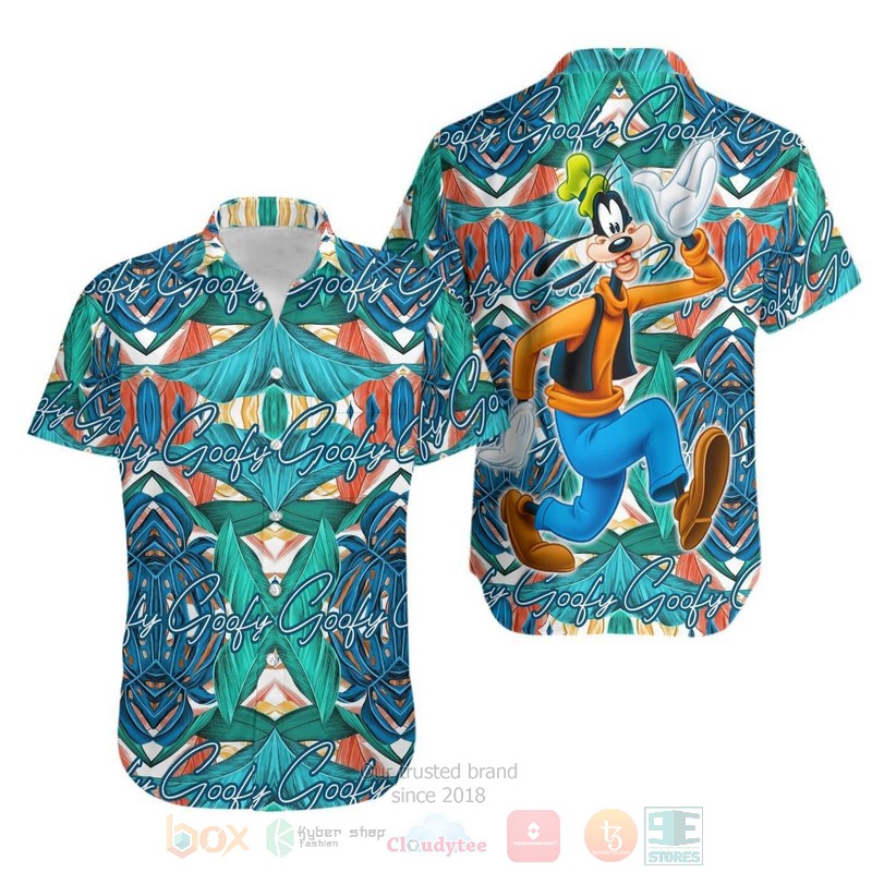 Goofy Cartoon Character Summer Hawaiian Shirt