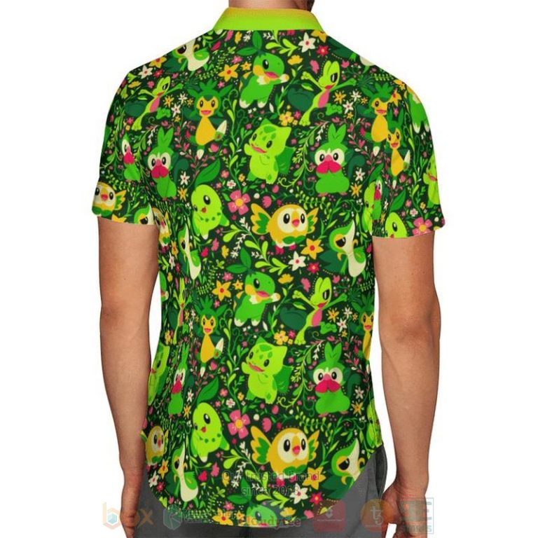 Grass Pokemon Summer Hawaiian Shirt 1 2