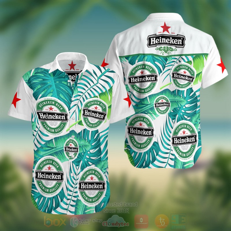 Heineken Beer Summer Hawaiian Shirt