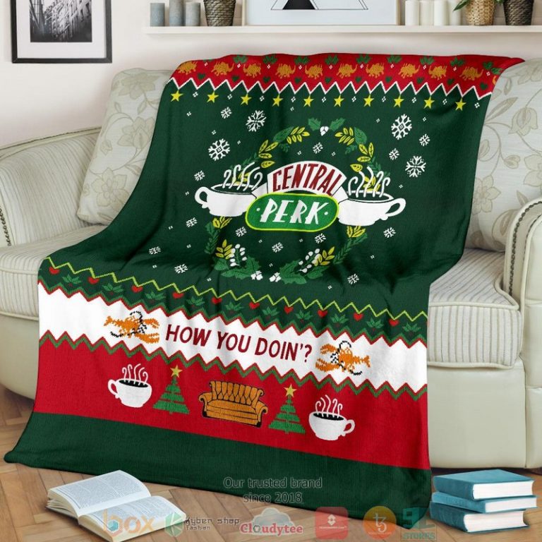 How You Doin Ugly Christmas Blanket 1 2