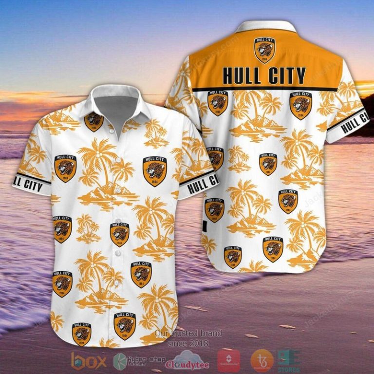 Hull City Hawaiian shirt short