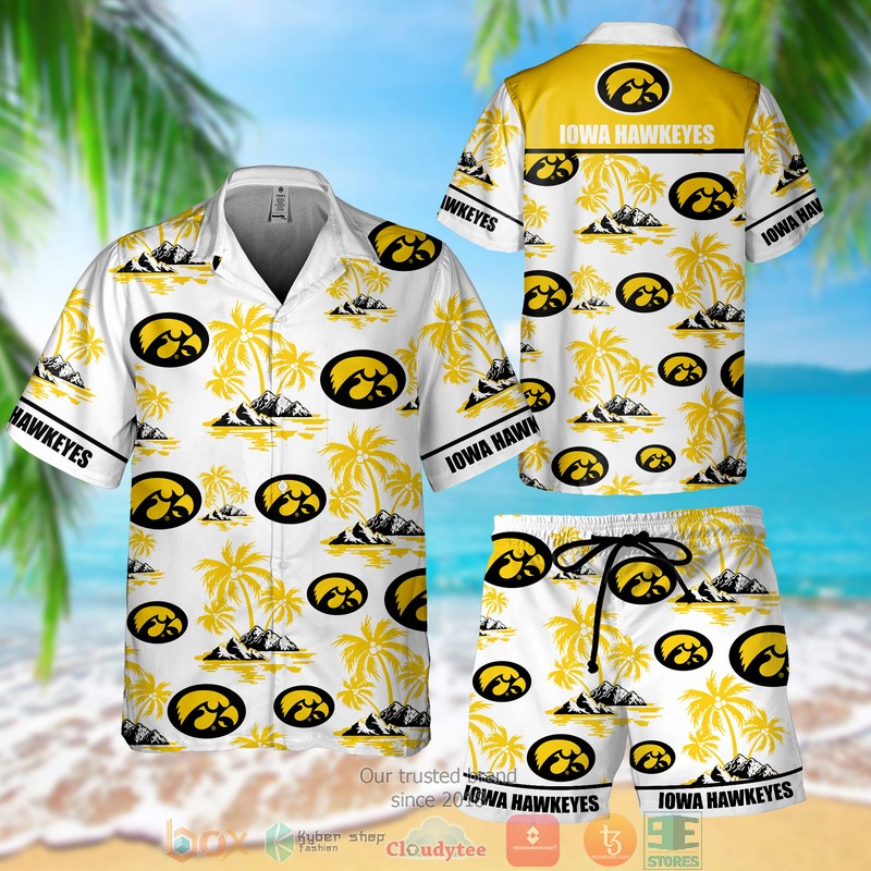 Iowa Hawkeyes Hawaiian Shirt Short