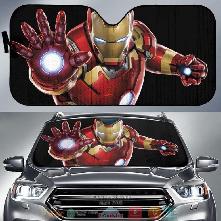 Iron Man Auto Car Sunshade