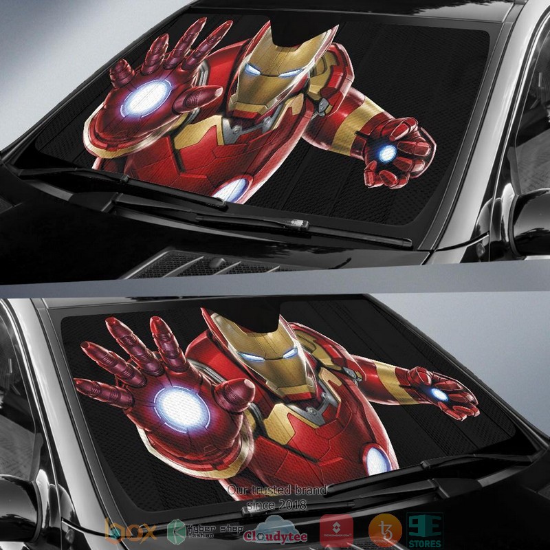 Iron Man Auto Car Sunshade 1