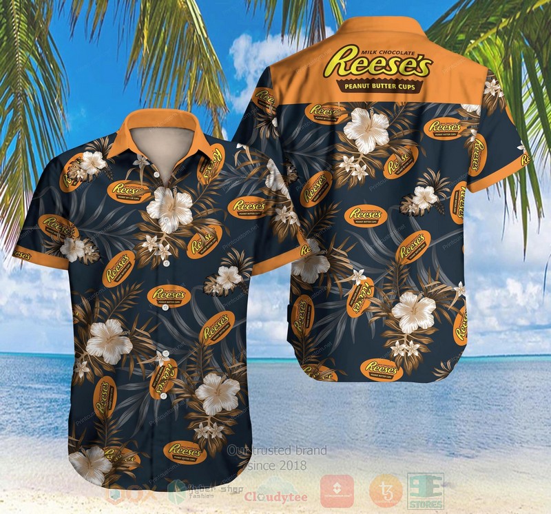 Reeses Peanut Summer Hawaiian Shirt