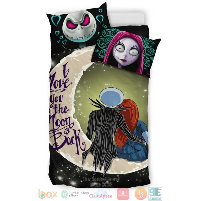 Jack Skellington And Sally Bedding Set 1