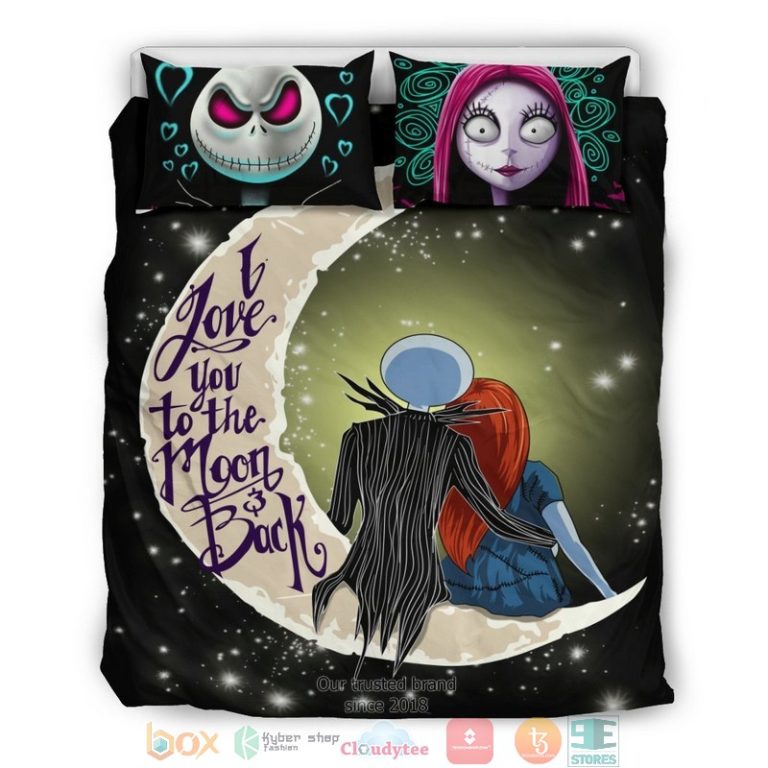 Jack Skellington And Sally Bedding Set 1 2