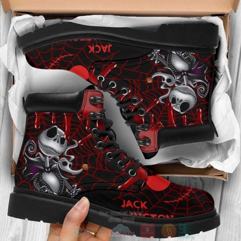 Jack Skellington Spider Man Timberland Boots 1