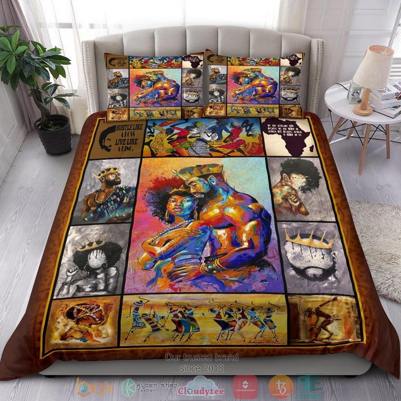 King Queen African Culture Moments Bedding Set
