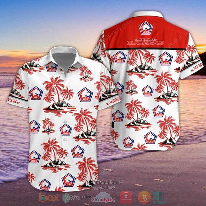 LOSC Lille Hawaiian Shirt Shorts