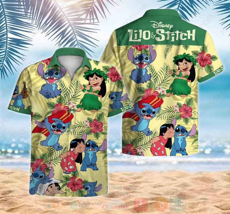 Lilo Stitch Summer Stitch Hawaii Style Gifts Hawaiian Shirt