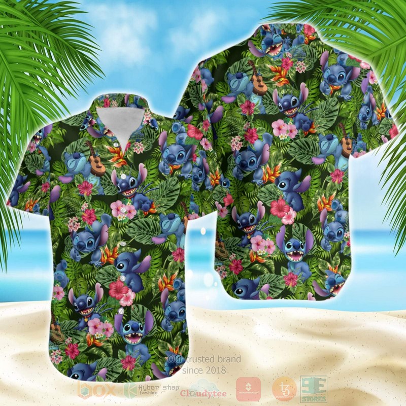 Lilo Stitch Tropical Hawaiian Shirt