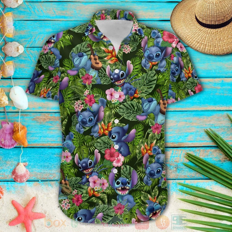 Lilo Stitch Tropical Hawaiian Shirt 1