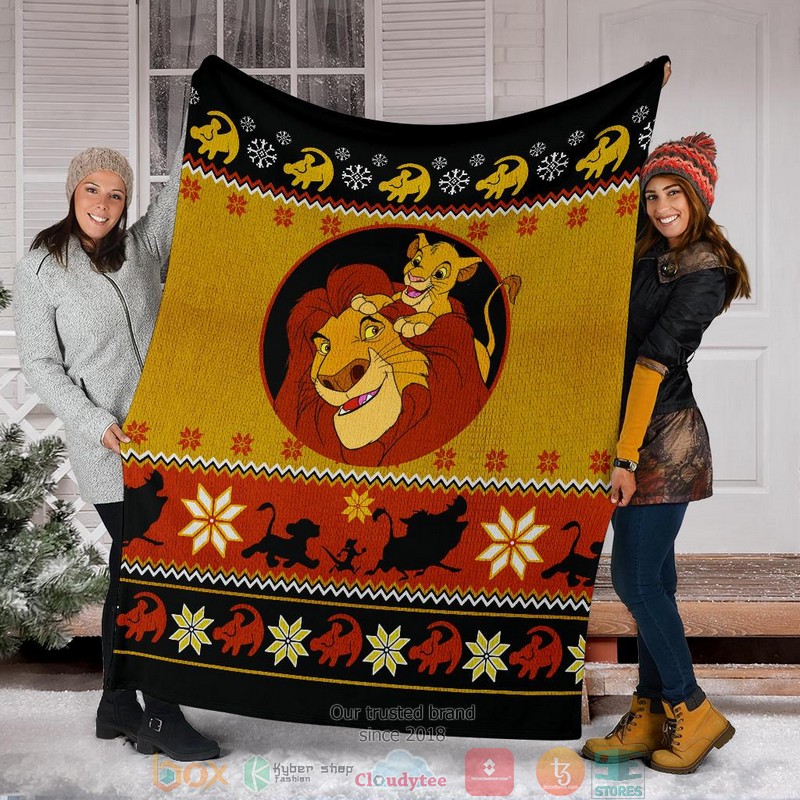 Lion King Ugly Christmas Blanket