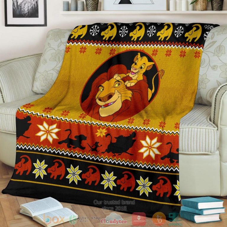 Lion King Ugly Christmas Blanket 1 2