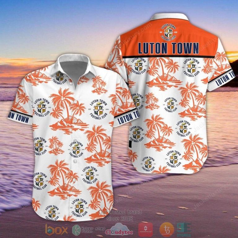 Luton Town F.C Hawaiian shirt short