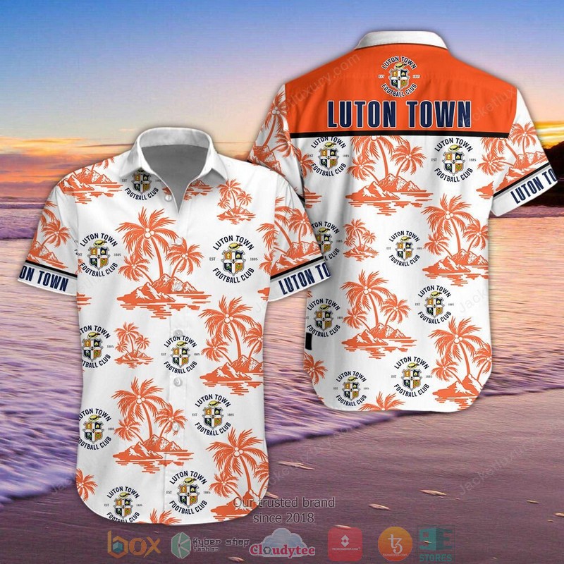 Luton Town F.C Hawaiian shirt short