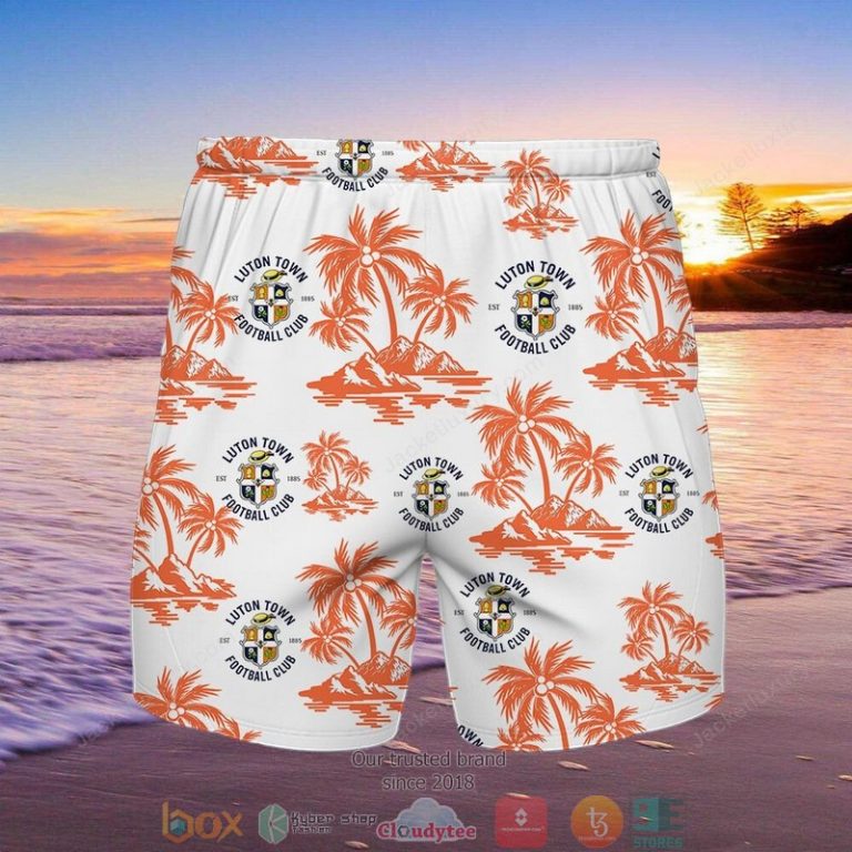 Luton Town F.C Hawaiian shirt short 1