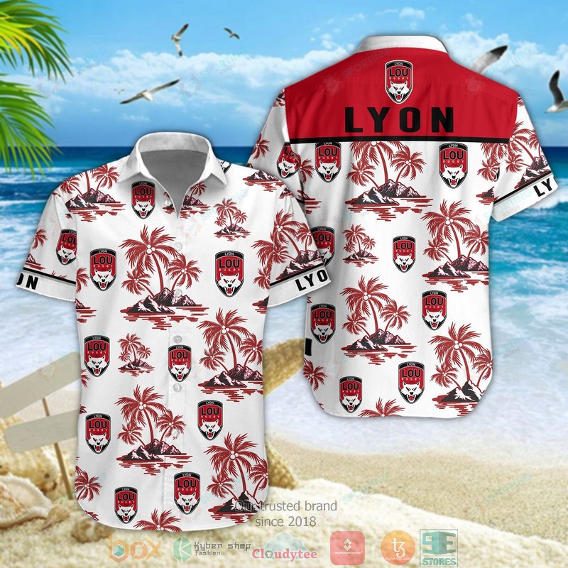 Lyon OU Hawaiian shirt short