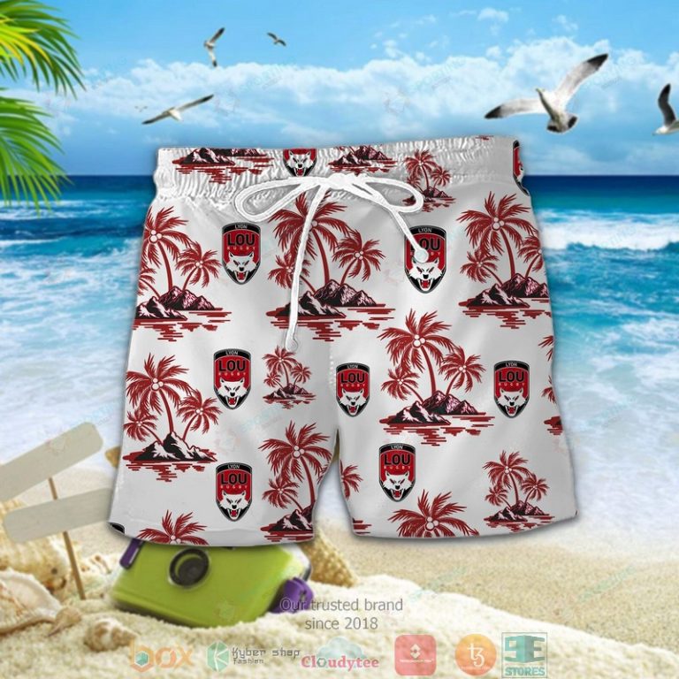 Lyon OU Hawaiian shirt short 1