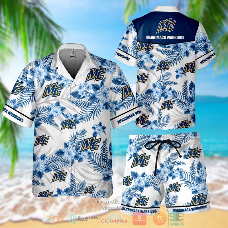 Merrimack Warriors Hawaiian Shirt Shorts