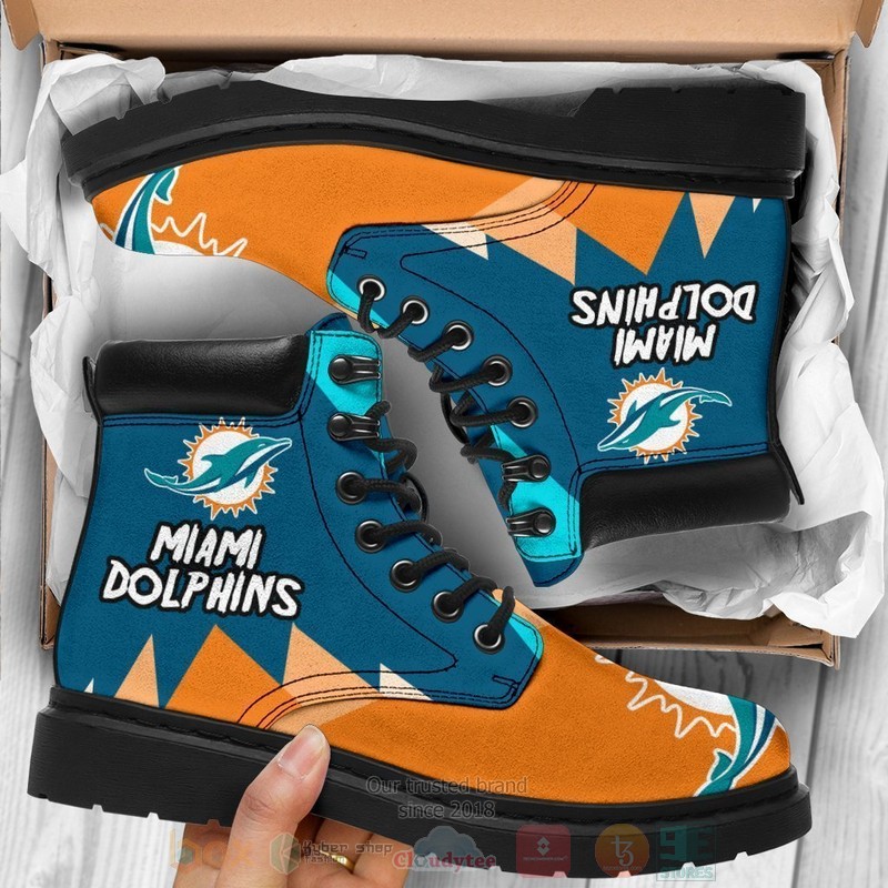 Miami Dolphins Timberland Boots 1