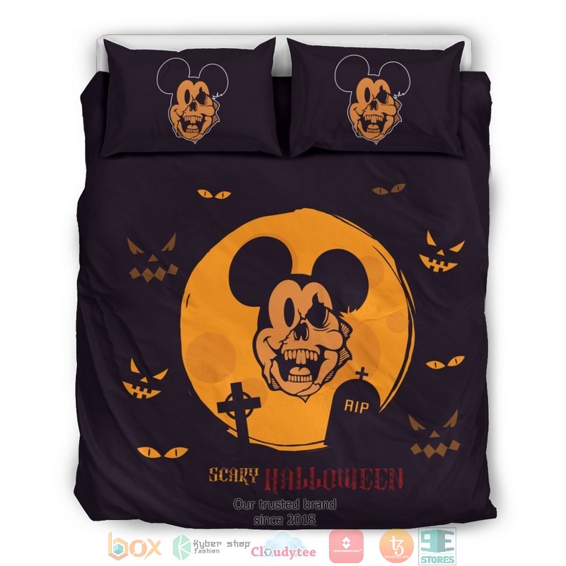 Mickey Scary Halloween Bedding Set