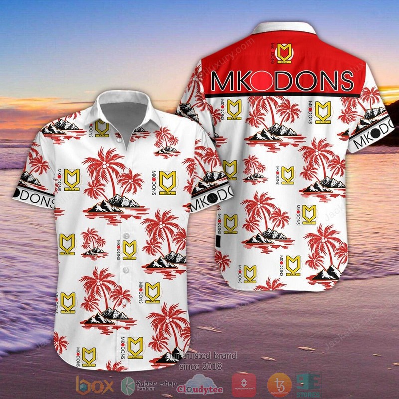 Milton Keynes Dons Hawaiian shirt short