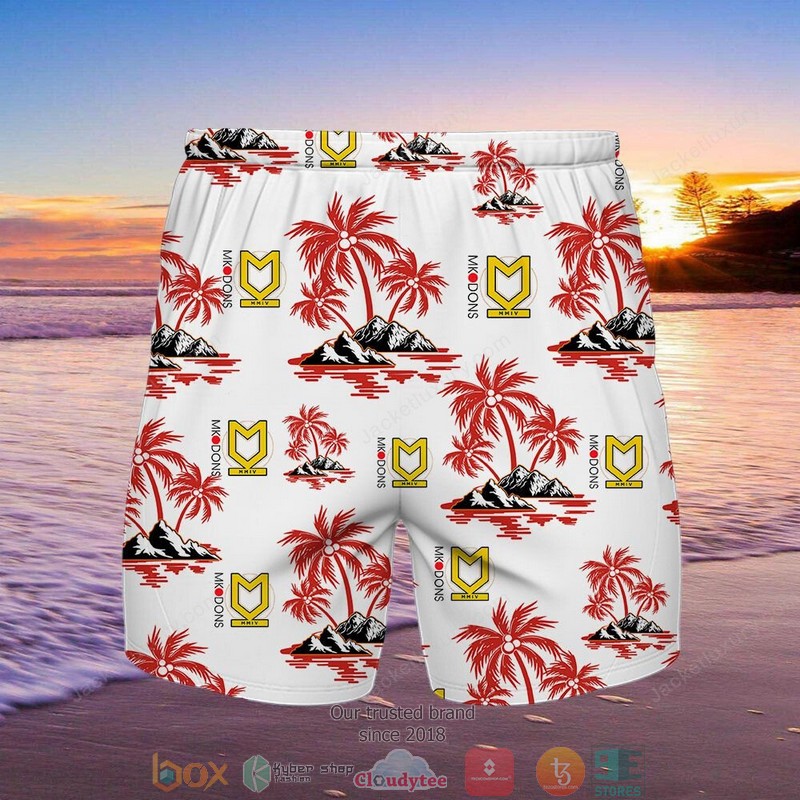 Milton Keynes Dons Hawaiian shirt short 1