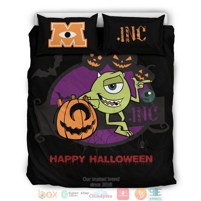 Monster Inc Happy Halloween Bedding Set