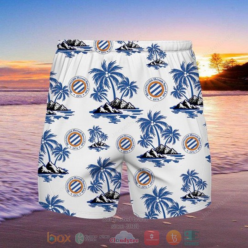 Montpellier HSC Hawaiian Shirt Shorts 1