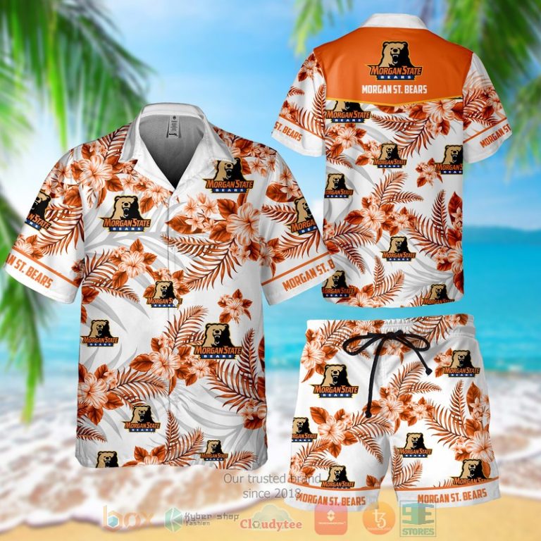 Morgan St Bears Hawaiian Shirt Shorts