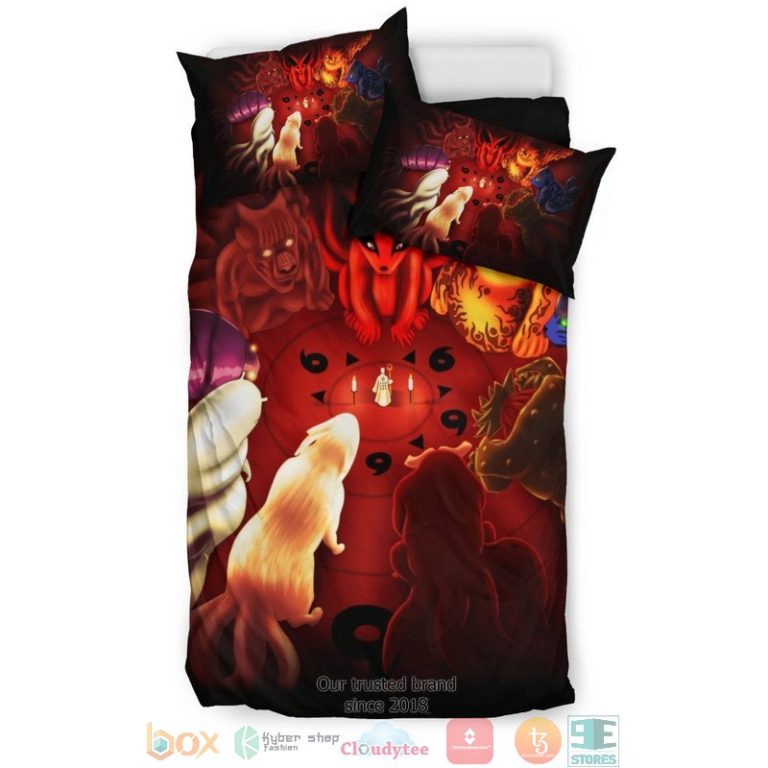 Naruto And Tailed Beasts Bedding Set 1